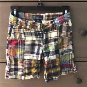 Boys 4T polo by Ralph Lauren patch work shorts